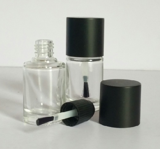 Wholesale circular square 5ml 8ml 10ml 12ml 15ml bottle with brush empty nail polish bottle