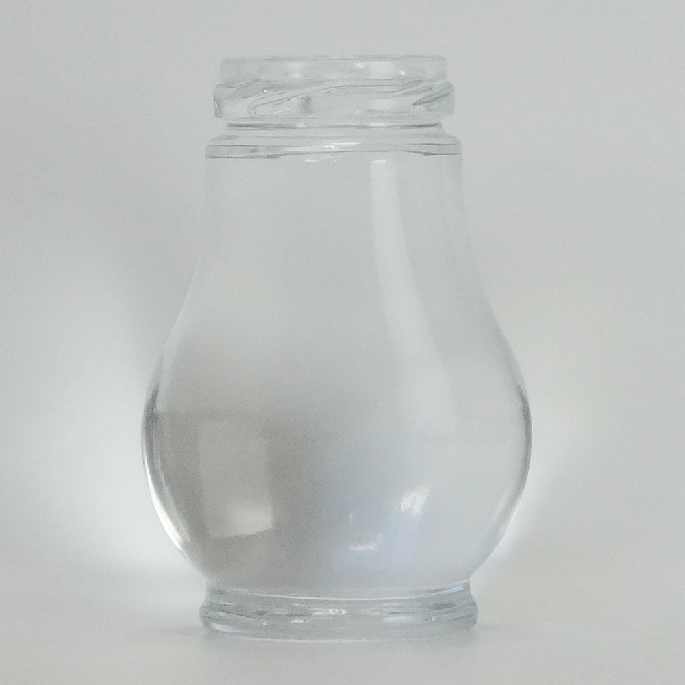 Wholesale clear 30ml makeup luxury glass bottle with screw cap