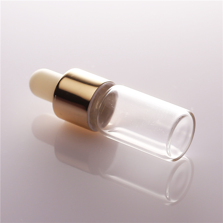 Wholesale clear glass bottle 15ml, 30ml, 60ml with Dropper Tops