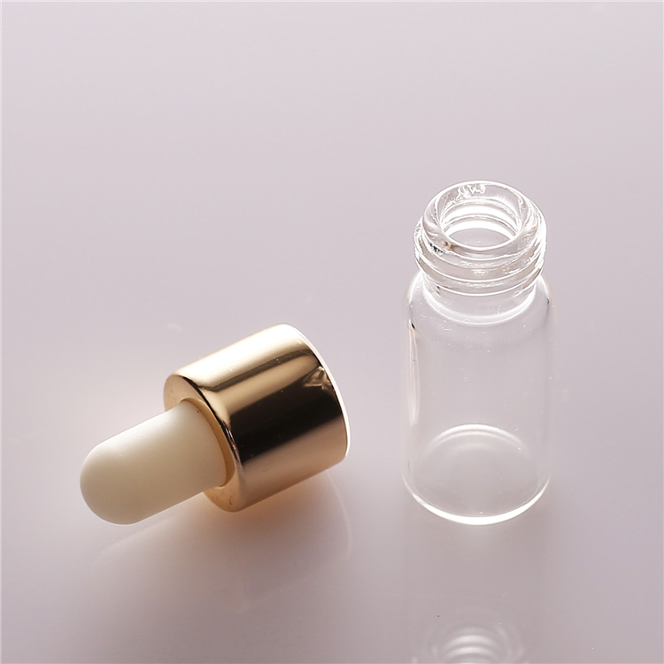 Wholesale clear glass bottle 15ml, 30ml, 60ml with Dropper Tops