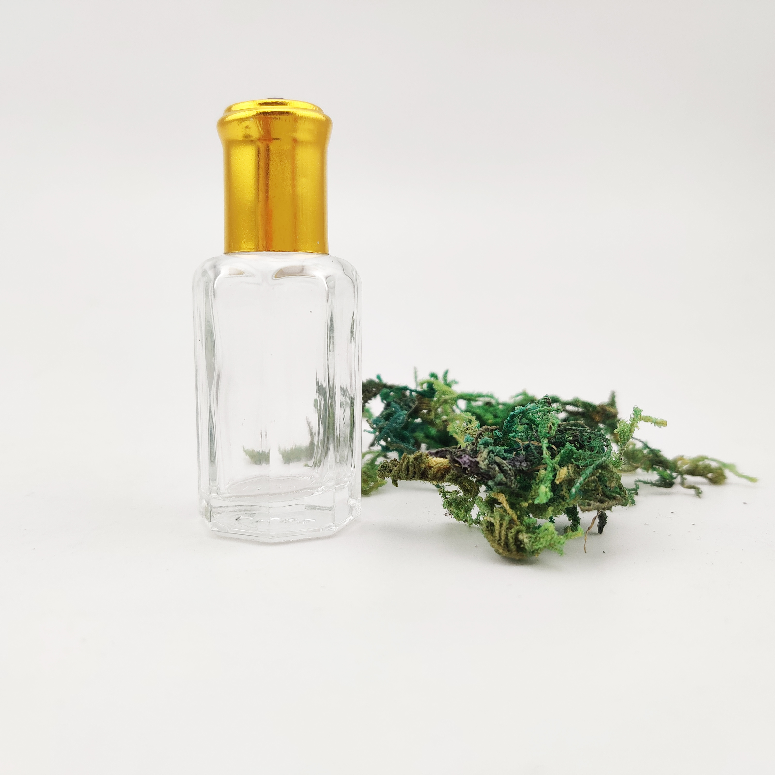Wholesale clear glass bottle 3ml 6ml empty roll on bottle