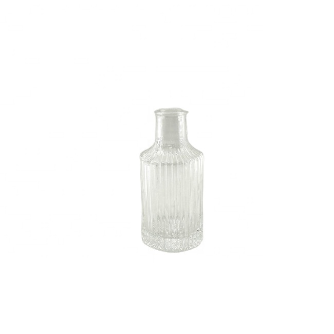 Wholesale clear glass vase bottles water bottle empty clear glass bottles