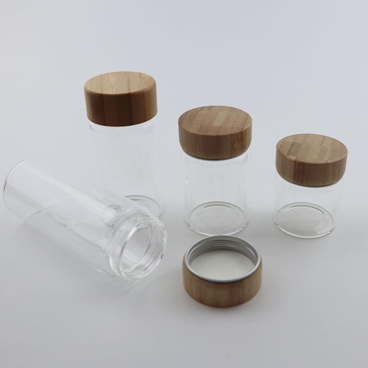 Wholesale clear mini bottle 1ml 2ml 3ml 5ml 10ml 15ml 20ml 25ml glass vials with cork lid
