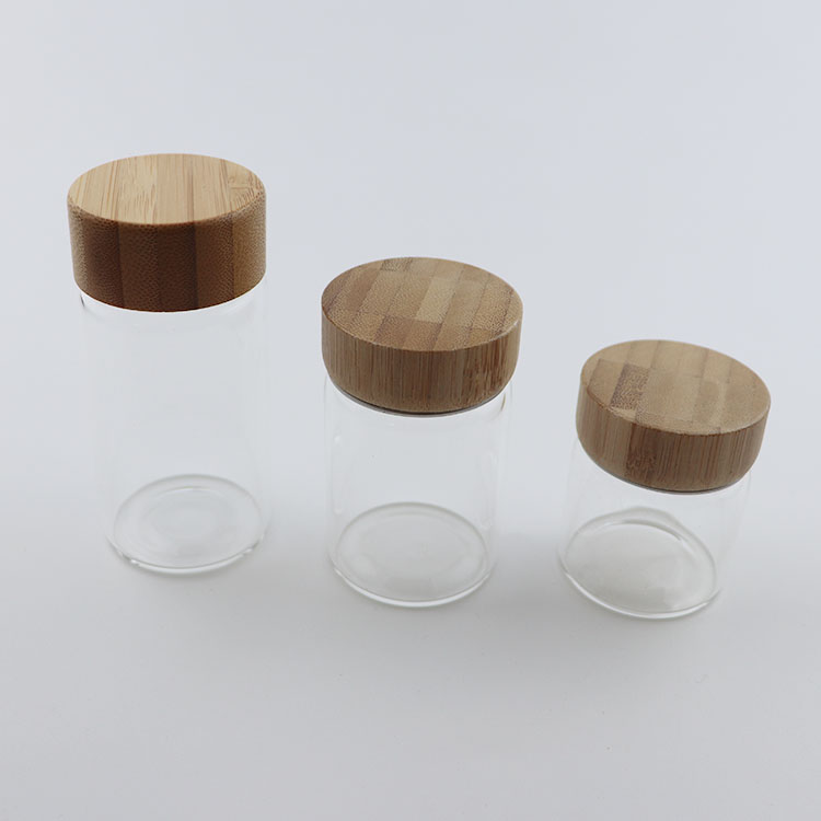 Wholesale clear mini bottle 1ml 2ml 3ml 5ml 10ml 15ml 20ml 25ml glass vials with cork lid