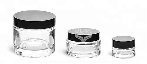 Wholesale clear white 3g 5g 7g Child Proof Small Round Glass Container 5ml Resistant Lid Glass Jars