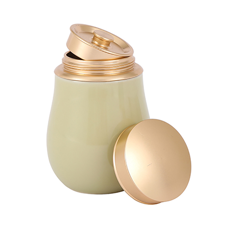 Wholesale color porcelain Canister Sets decorative Ceramic storage candy jar with lid for living room