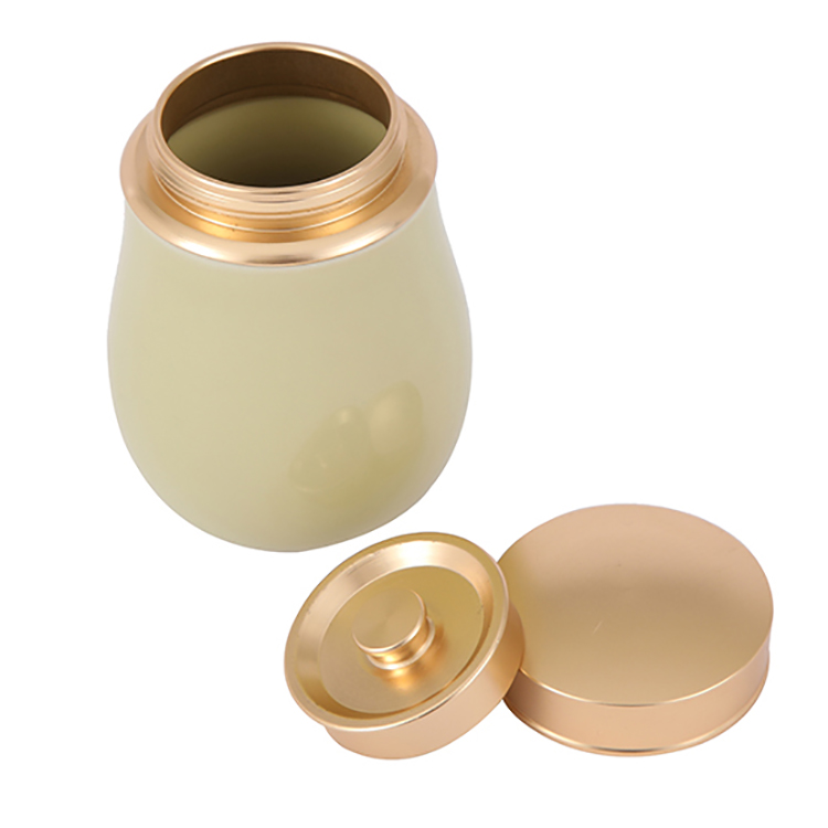 Wholesale color porcelain Canister Sets decorative Ceramic storage candy jar with lid for living room