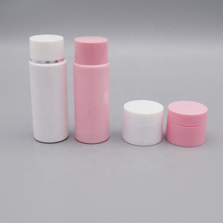 Wholesale cosmetic PP 10g pink facial cream jar