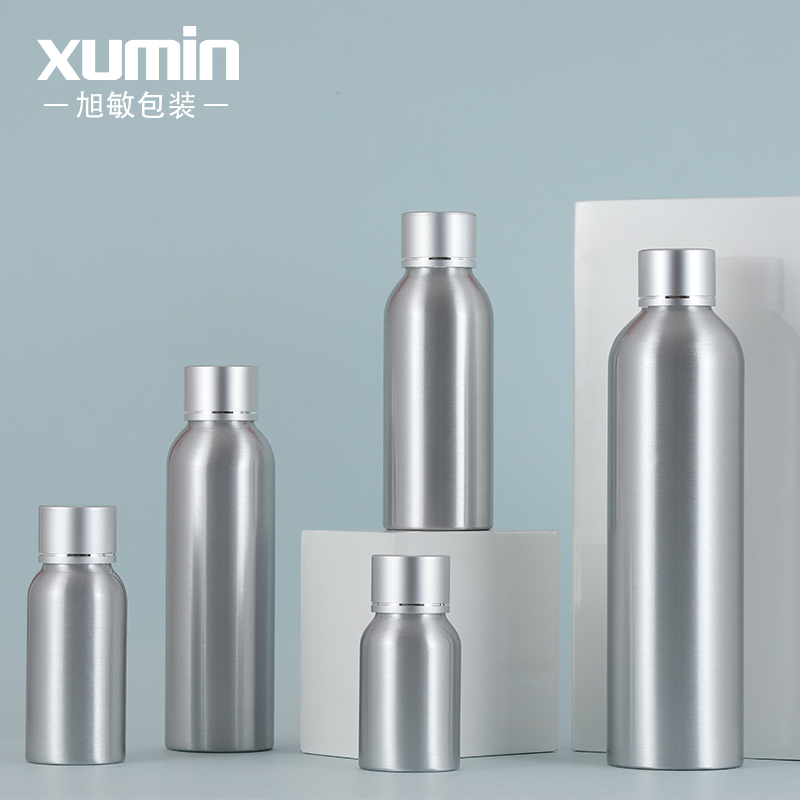 Wholesale cosmetic aluminium bottle 30ml 50ml 100ml 120ml 250ml for toner bottle
