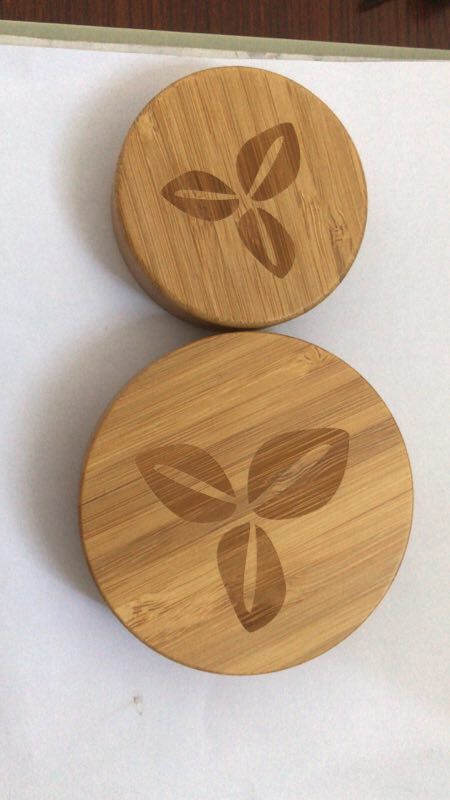 Wholesale cosmetic facial mask 1oz 5g 15g 30g 50g 100g frosted glass cream jar with bamboo wooden lid