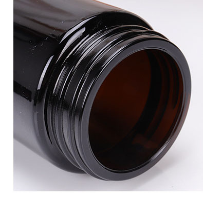Wholesale cosmetic food packaging 100ml 150ml 200ml 250ml 300ml amber black pet plastic cosmetic cream jar with white black lid
