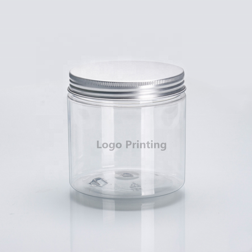 Wholesale cosmetic food packaging pet plastic cosmetic cream jar frascos de plstico
