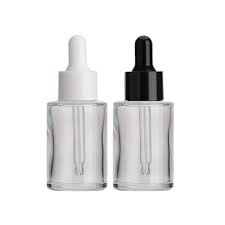 Wholesale cosmetic glass flat shoulder dropper bottle 10ml 15ml 30ml 50ml frosted dropper bottle for essential oil