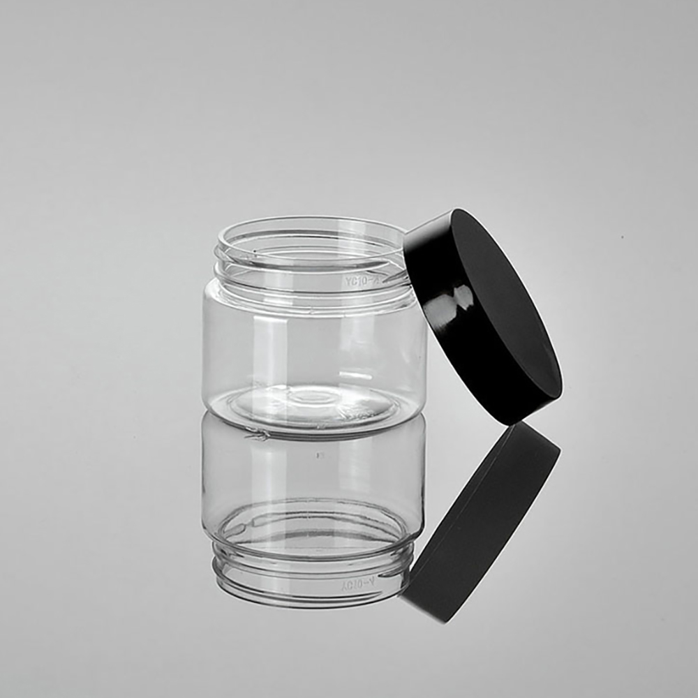 Wholesale cosmetic package 50g 100g 120g 150g 200g clear plastic jar, hot selling hand cream jar for skin care