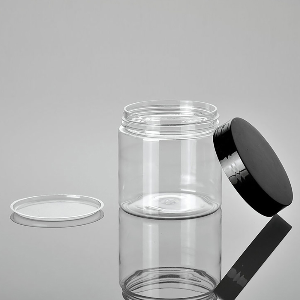Wholesale cosmetic package 50g 100g 120g 150g 200g clear plastic jar, hot selling hand cream jar for skin care
