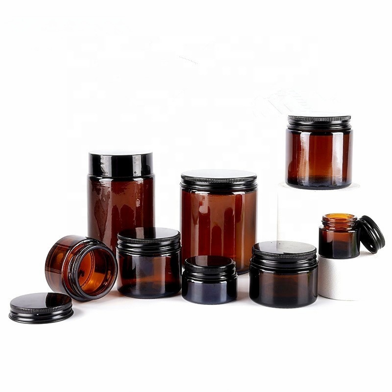 Wholesale cosmetic packaging body butter cosmetic jar cream jar aluminum lid
