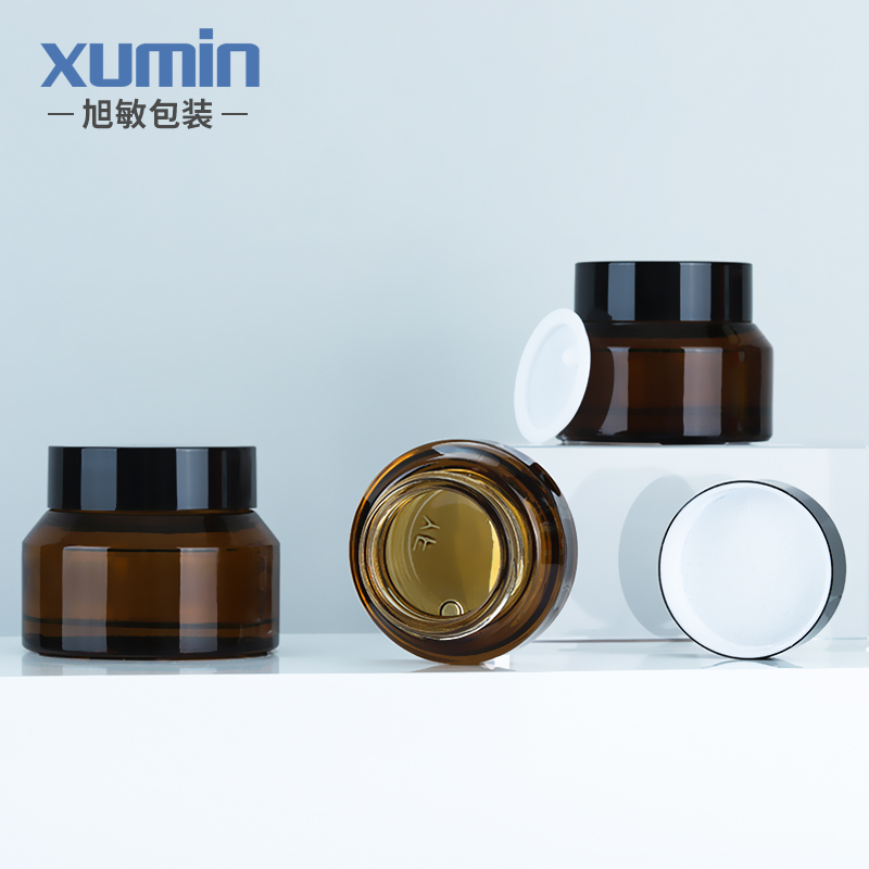 Wholesale cosmetic packaging containers 30G 50G glass jar for cream bottle 15G