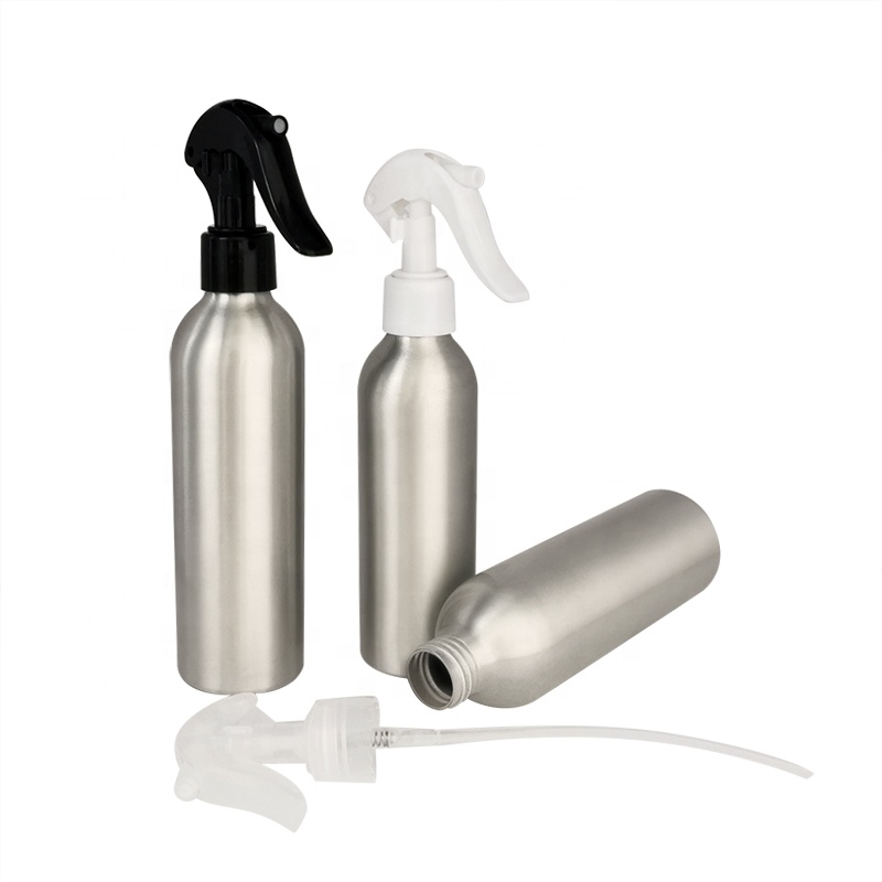 Wholesale cosmetic packaging empty round 40ml 50ml 100ml 120ml 150ml 250 ml aluminium fine mist spray bottle
