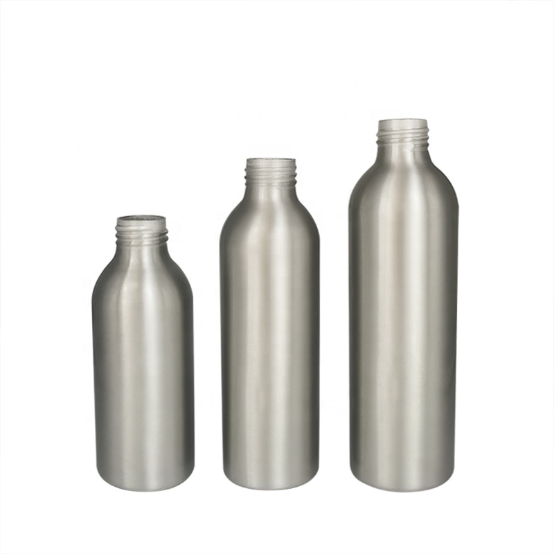 Wholesale cosmetic packaging empty round 40ml 50ml 100ml 120ml 150ml 250 ml aluminium fine mist spray bottle