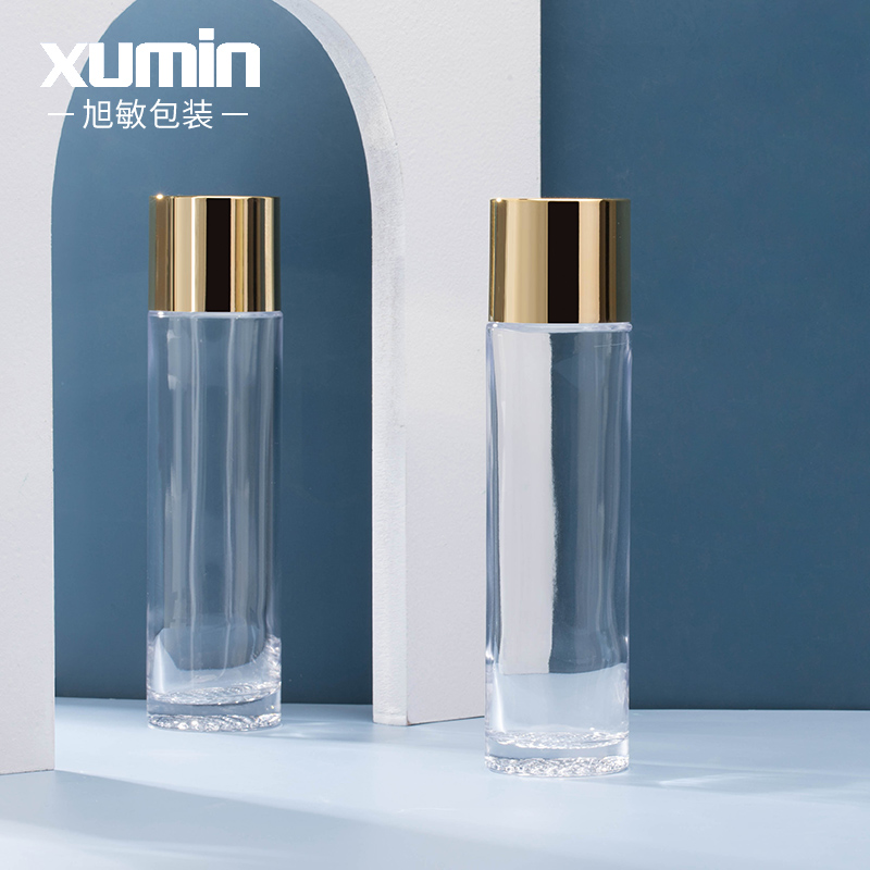 Wholesale cosmetic packaging glass toner bottle for 120ml glass bottle