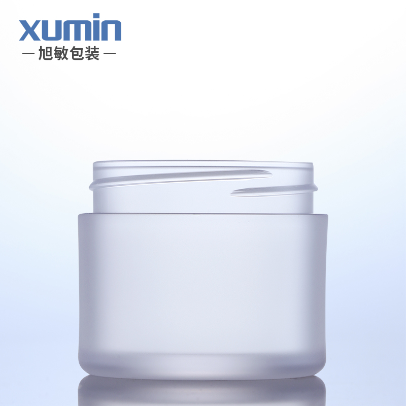 Wholesale cosmetic packaging jar 50g white plastic cream jar