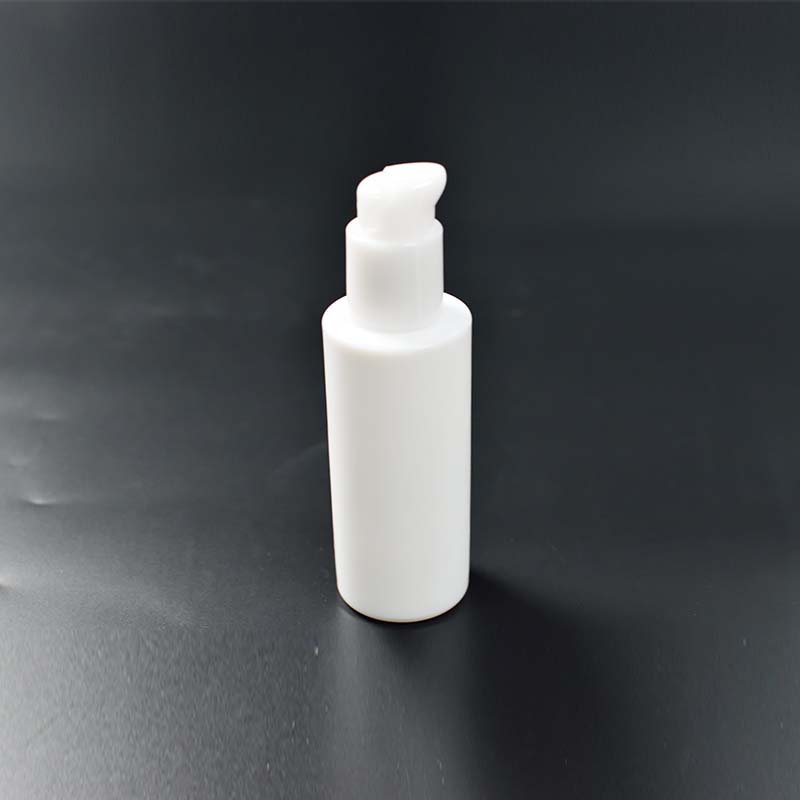 Wholesale cosmetic packaging white glass bottle