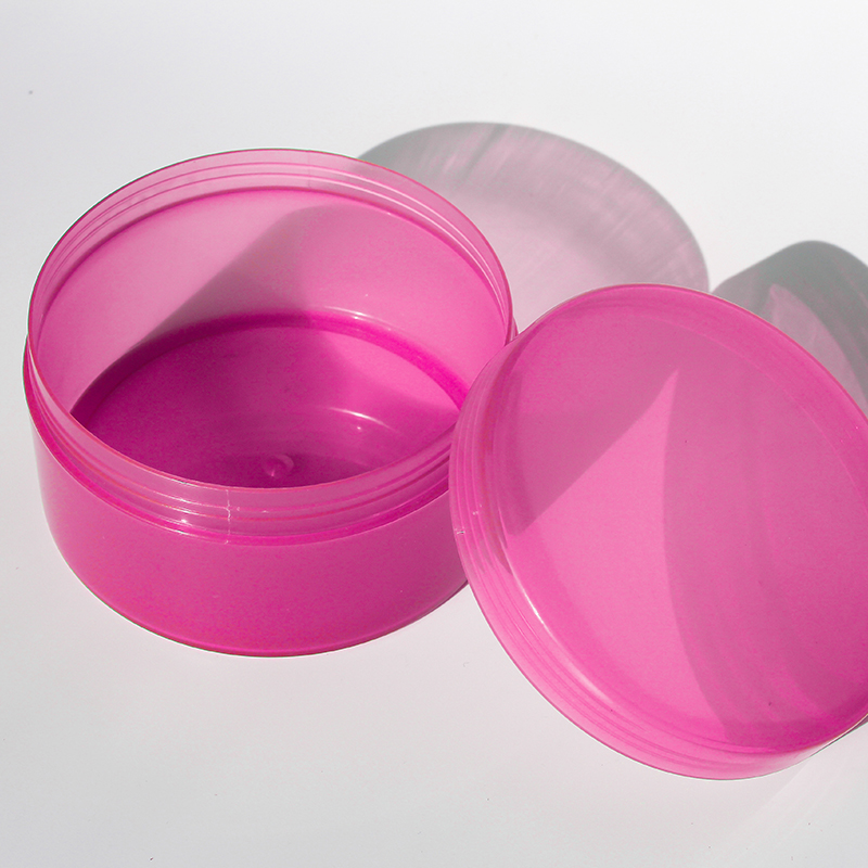 Wholesale cosmetic plastic container cristal empty jars with lid whipped butter shea jars 4oz cosmetic cream jar