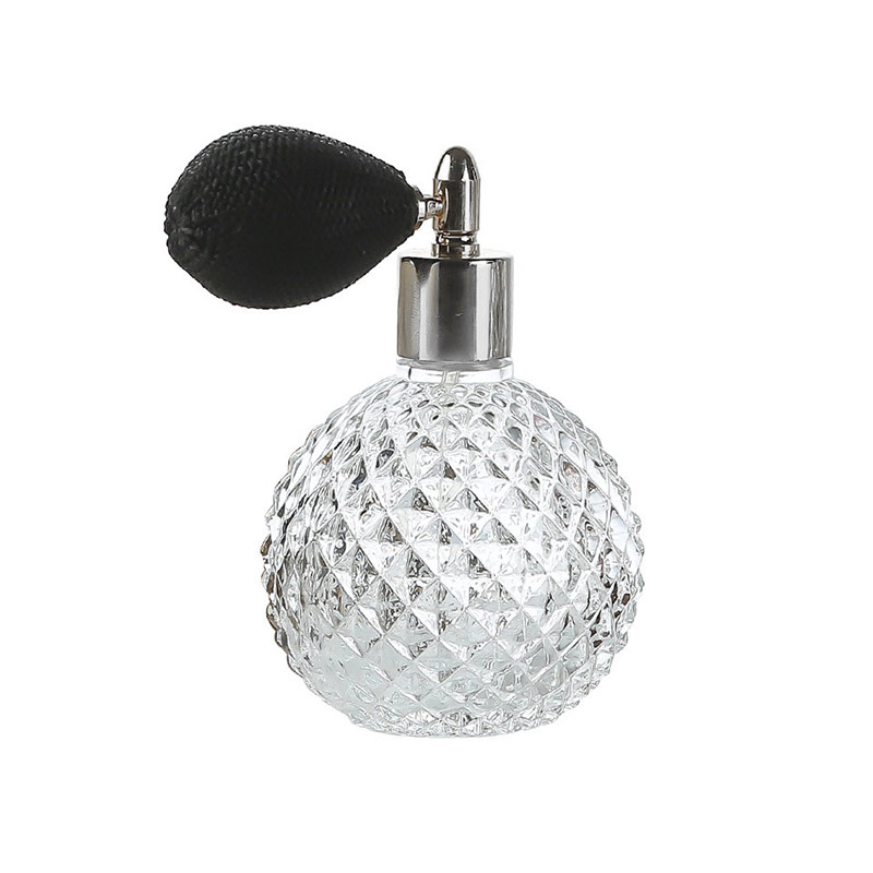 Wholesale cosmetics packaging squeeze airbag glass perfume bottle