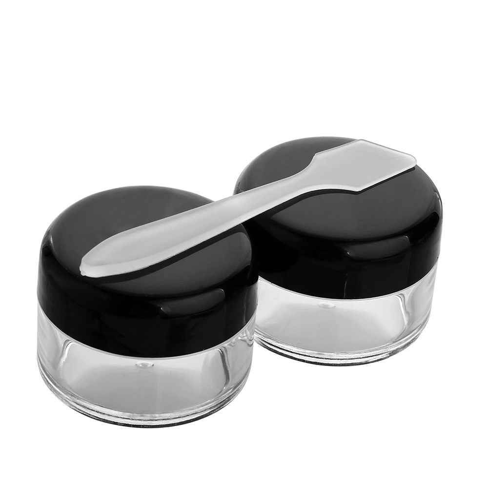 Wholesale cream container 50 ml glass jar cosmetic square glass bottle Morocco for sale