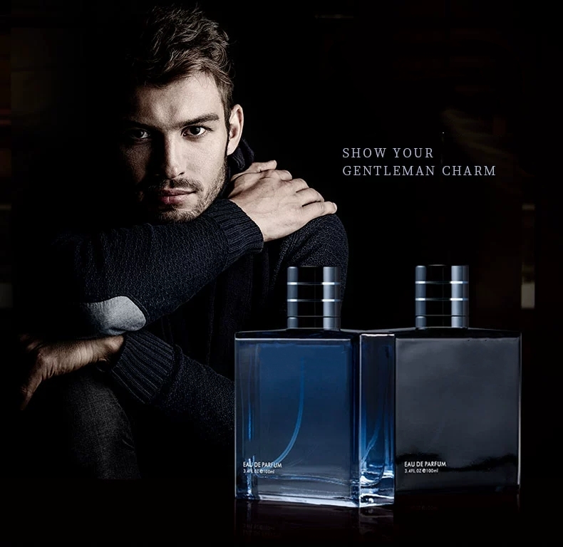 Wholesale custom 100 ml men's fashion with spray shape suitable for reloading perfume spray bottle empty with fine packaging box
