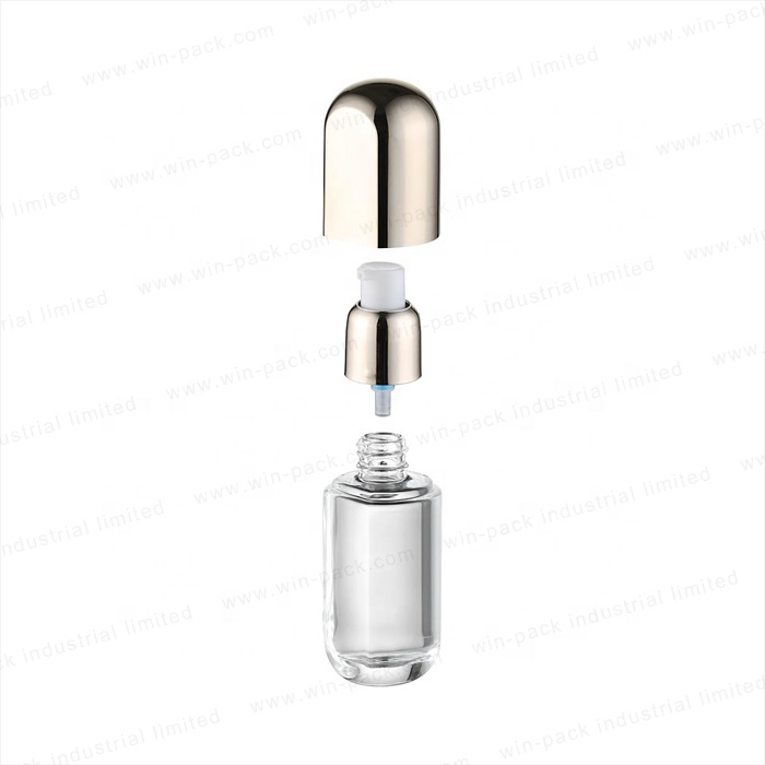 Wholesale custom Luxury 120ml 100ml 40ml cosmetics packaging face cream serum skin care cosmetic bottle sets