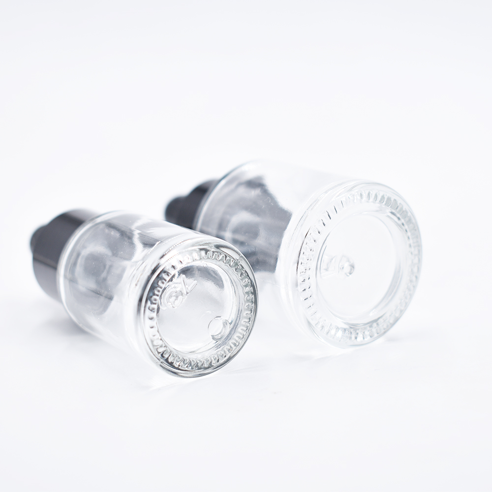Wholesale custom clear 10ml 20ml 50ml 100ml glass bottle frosted glass bottle