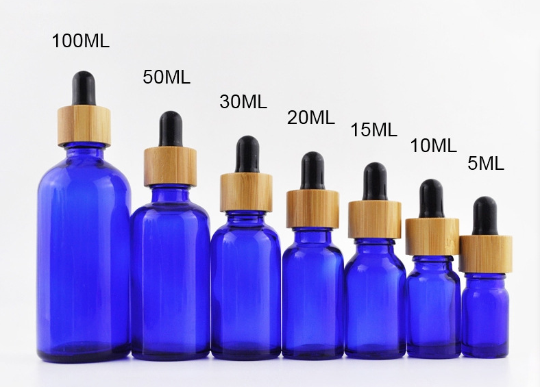 Wholesale custom colorful 5ml,10ml,20ml,30ml glass dropper bottle printing essential oil bottle