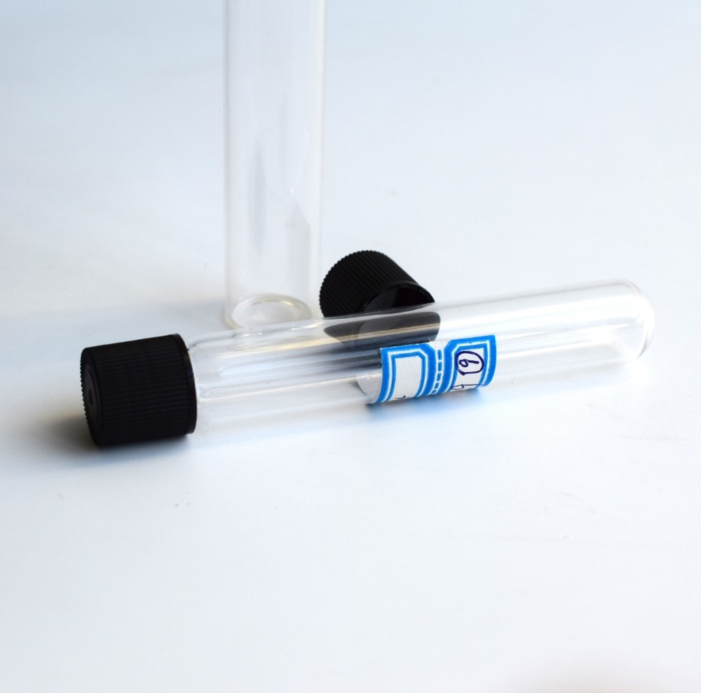 Wholesale custom empty clear child proof glass cigar tube with screw child resistant cap glass tube OEM