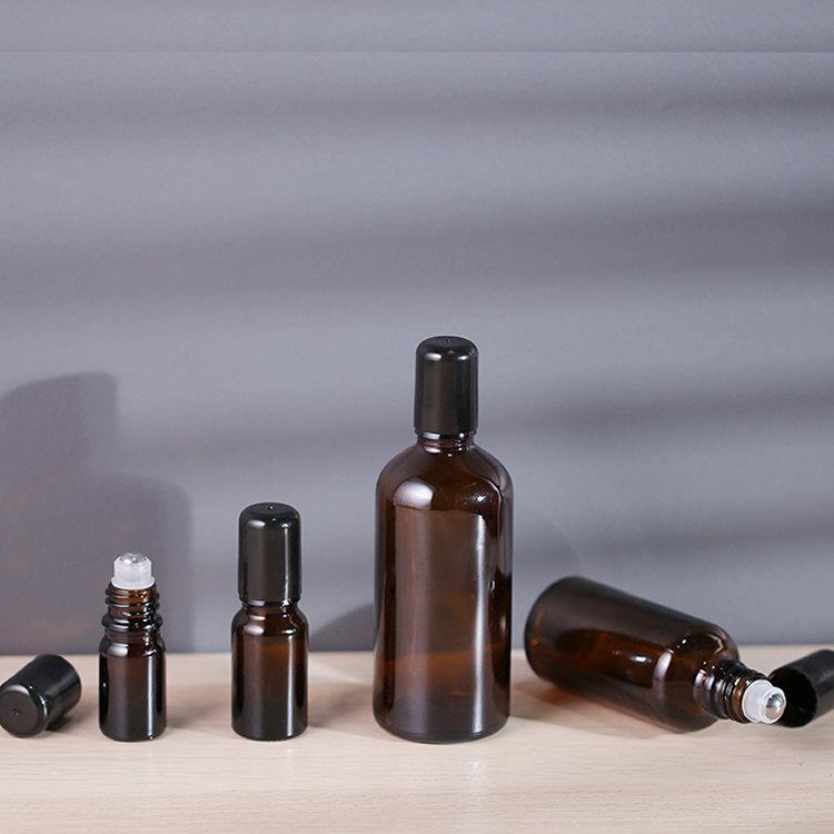 Wholesale custom high quality luxury empty packaging cosmetic 10ml roll on essential oil roller bottles