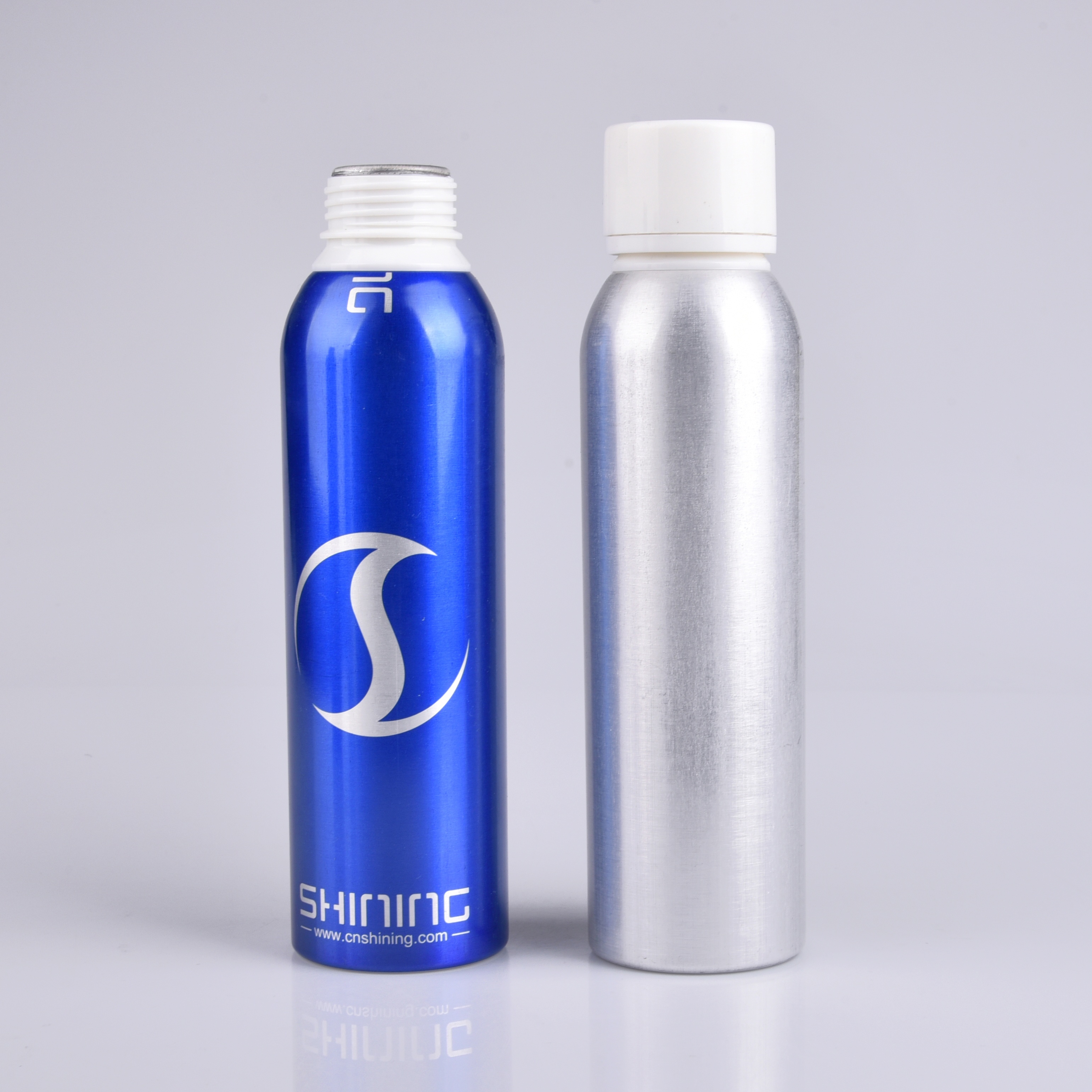 Wholesale custom logo aluminium bottle empty 500ml 750ml 1000ml aluminum bottles for vodka