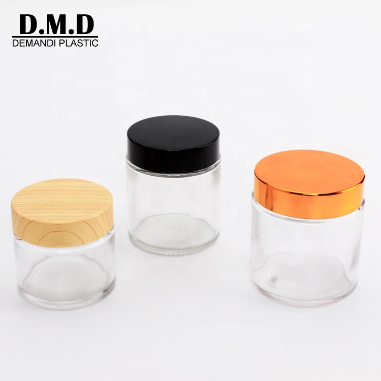 Wholesale custom logo empty rose gold cover lid 5ml 10ml 15ml 20ml 30ml 50ml 60ml cosmetic frosted glass lip scrub container