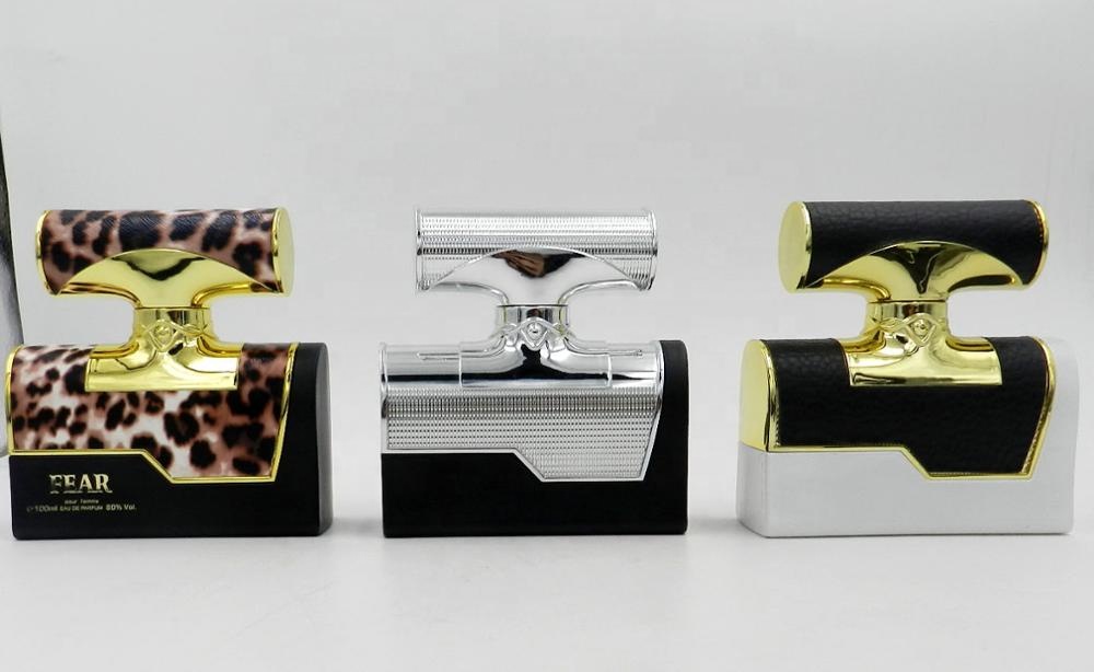 Wholesale customization private square glass perfume bottle