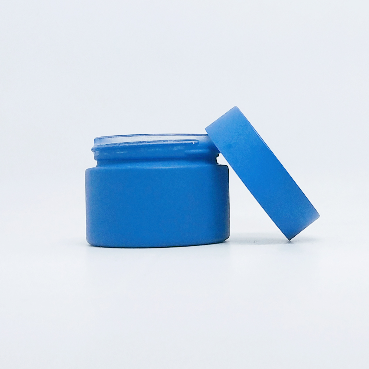 Wholesale customize colorful skincare cream glass jars 5g 10g 15g 20g 30g 50g 100g glass jar with stainless lid