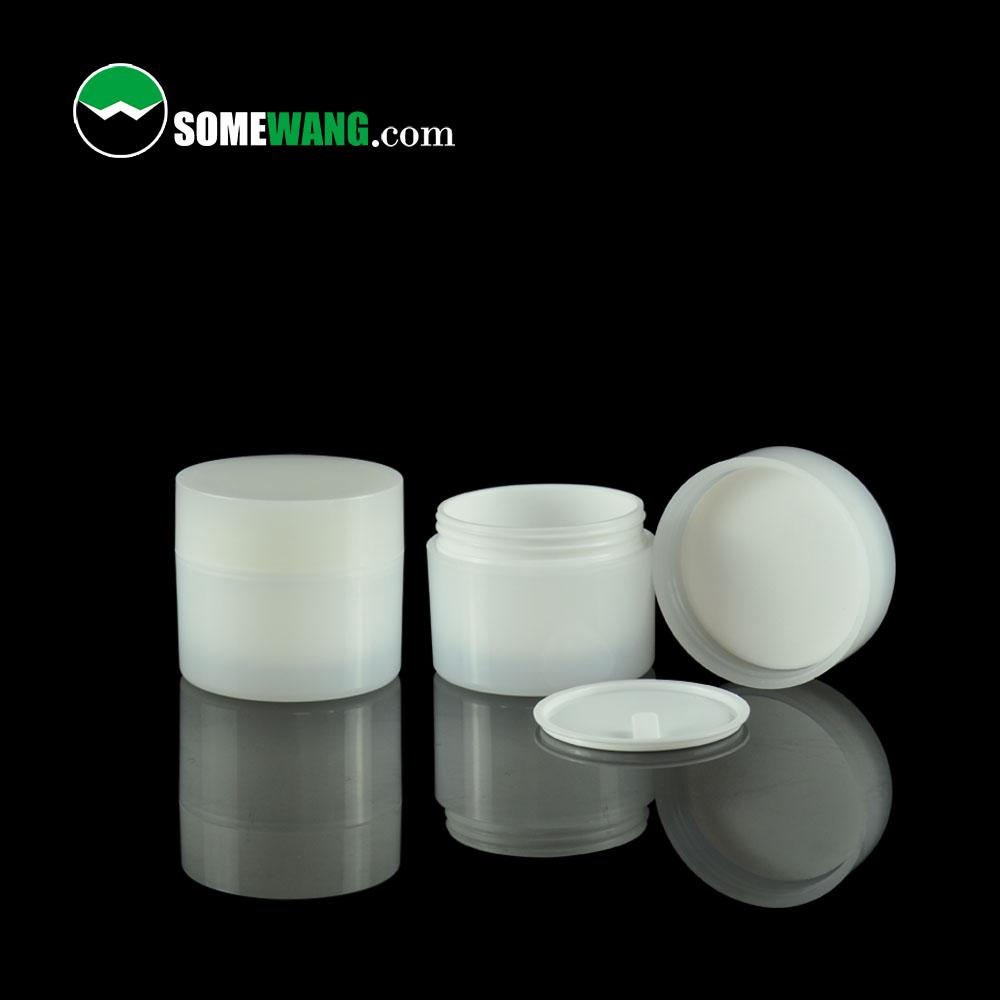 Wholesale customized 50g empty PP double-wall jar for face Cream