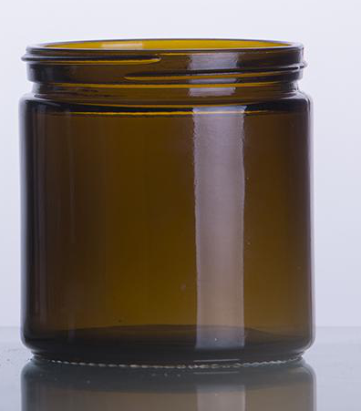 Wholesale customized high quality 8oz clear round straight sided glass jars with screw lid for food candy honey caviar jam