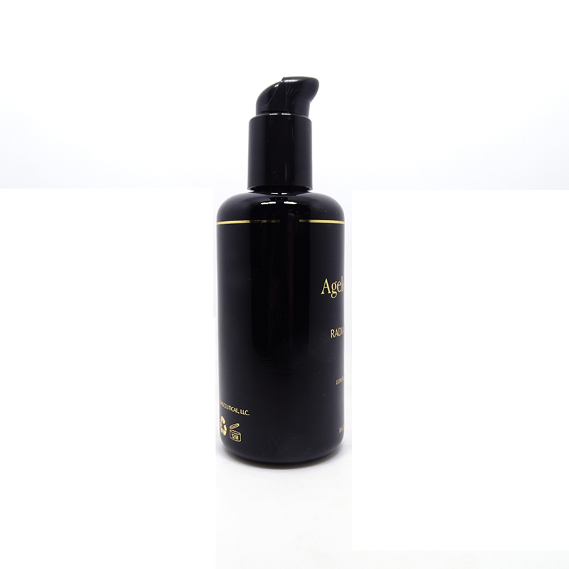 Wholesale dark violet uv black glass lotion serum pump bottles 100ml 200ml
