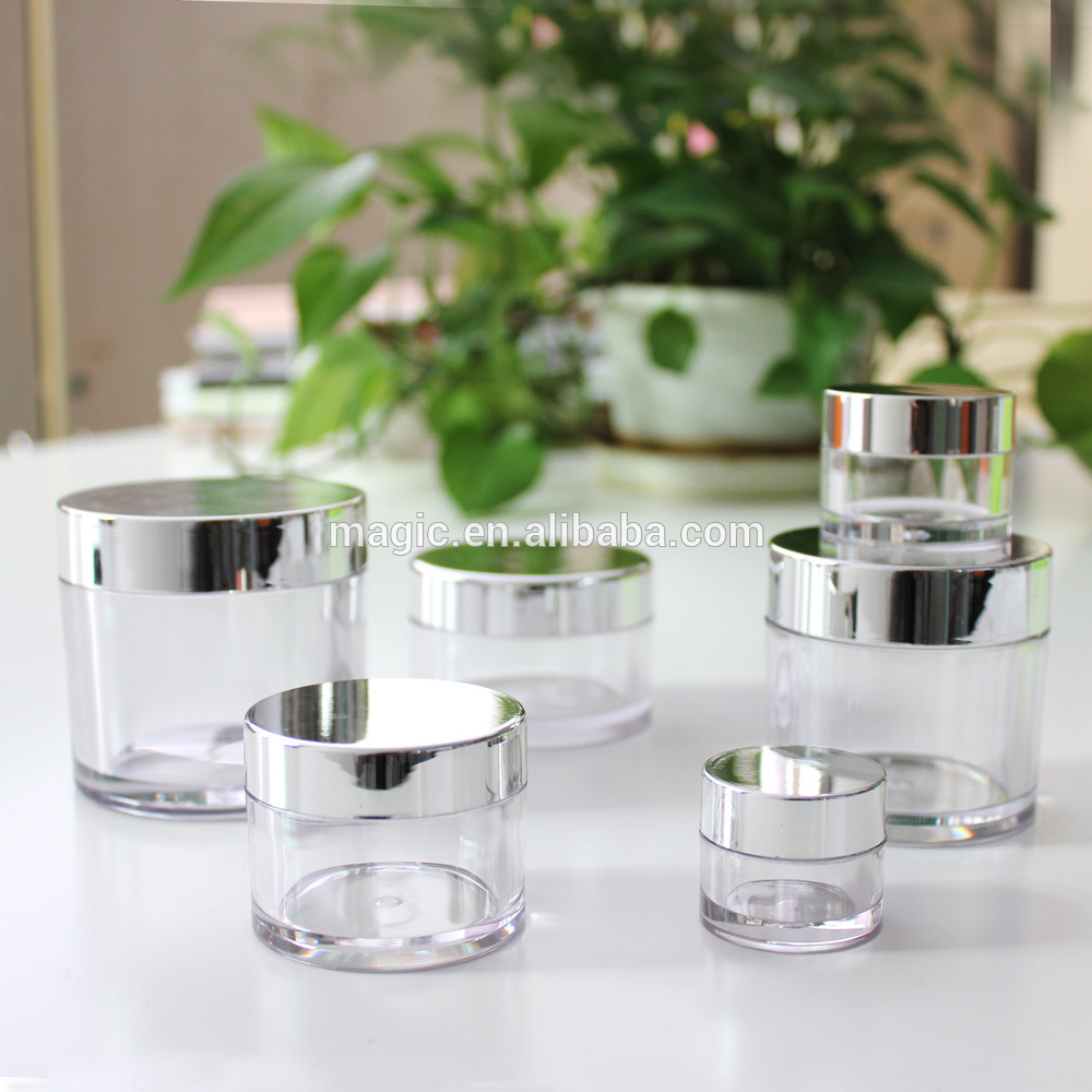 Wholesale decorative skincare cosmetic plastic jar seal