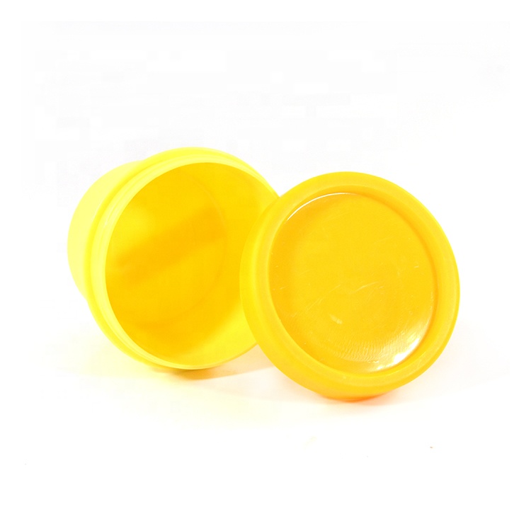 Wholesale disposable container yellow red black 50g 100g 200g plastic face cream jar with lid