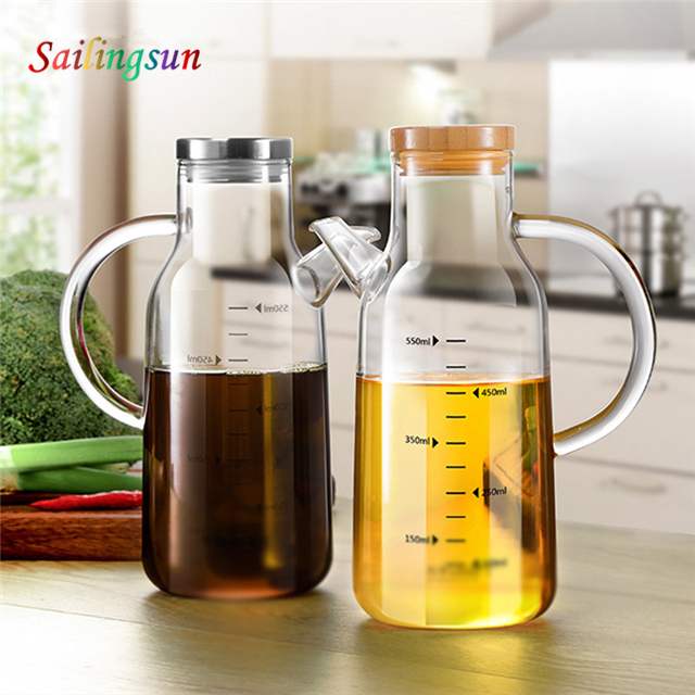 Wholesale durable classical design fancy handmade pyrex glass spice jar