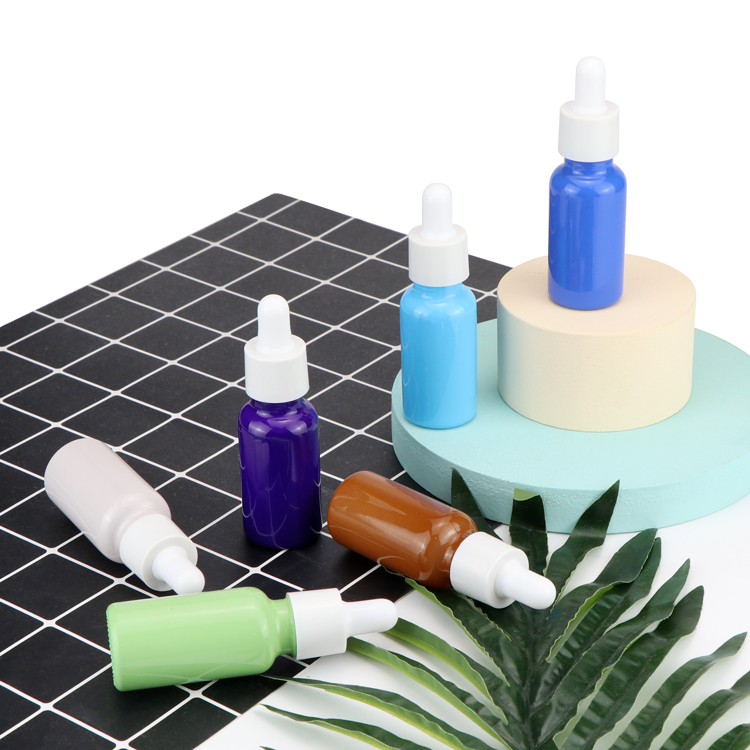 Wholesale e liquid 5ml 10ml 15ml 20ml 30ml 50ml 100ml red clear amber essential oil glass dropper bottle with pipette tube