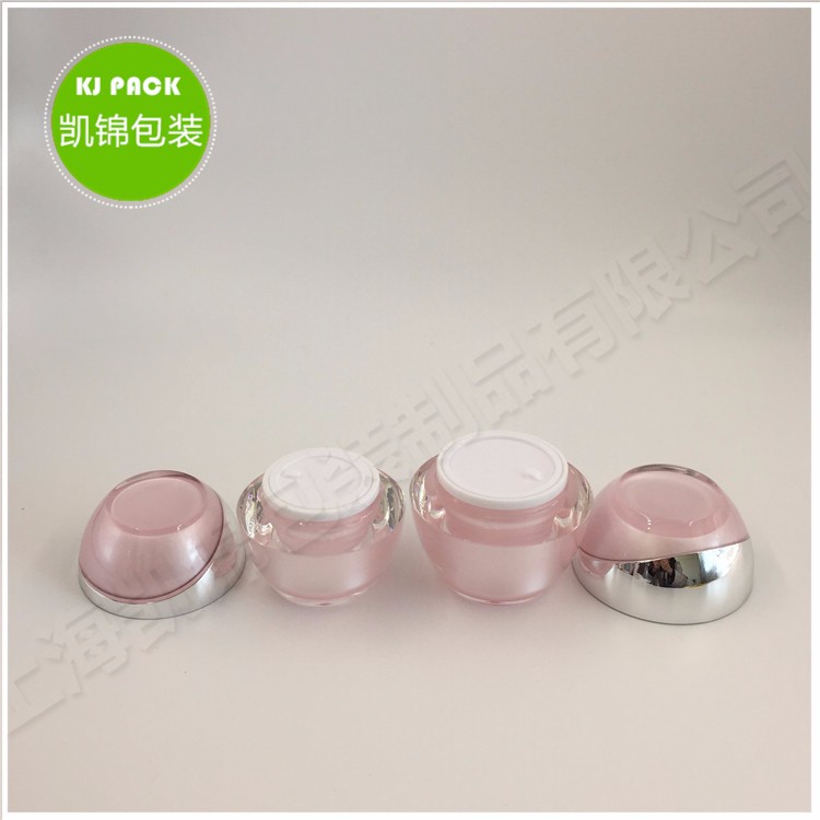 Wholesale eco friendly cosmetic containers acrylic rose gold cosmetic bottle series
