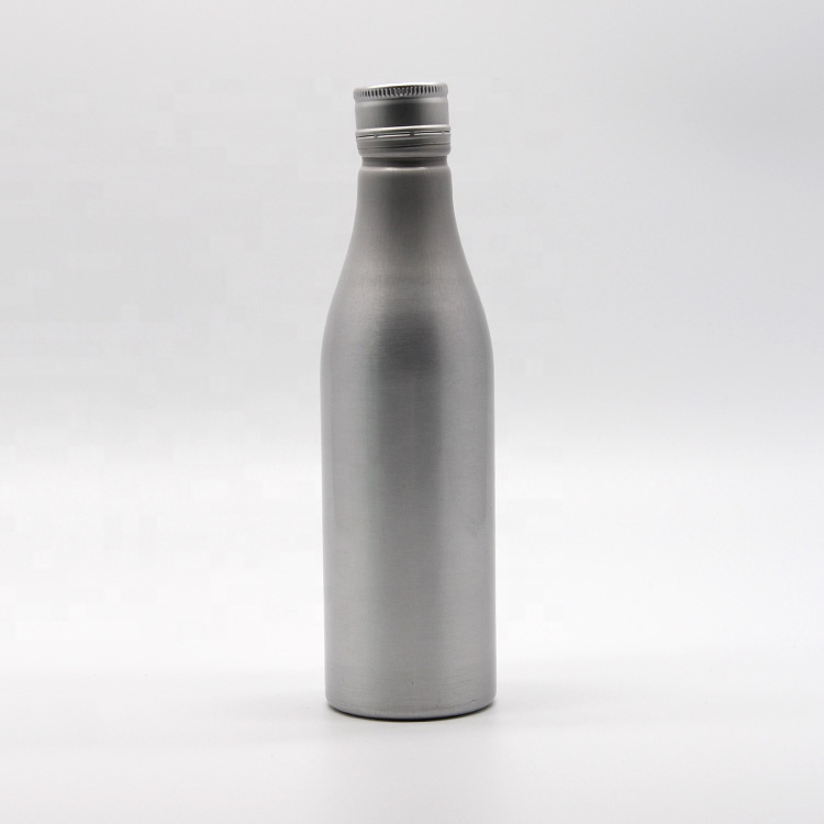 Wholesale eco friendly custom color aluminum packaging beverage juice bottle 500ml