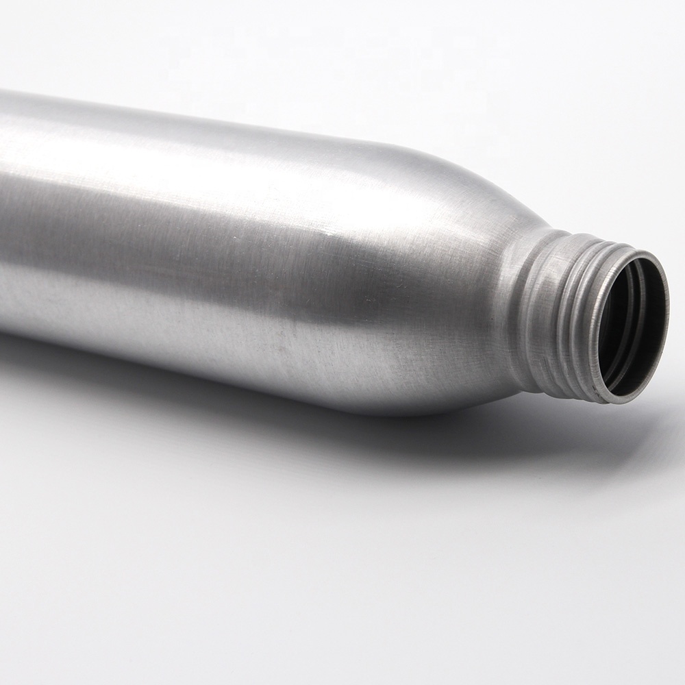 Wholesale eco friendly custom color aluminum packaging beverage juice bottle 500ml