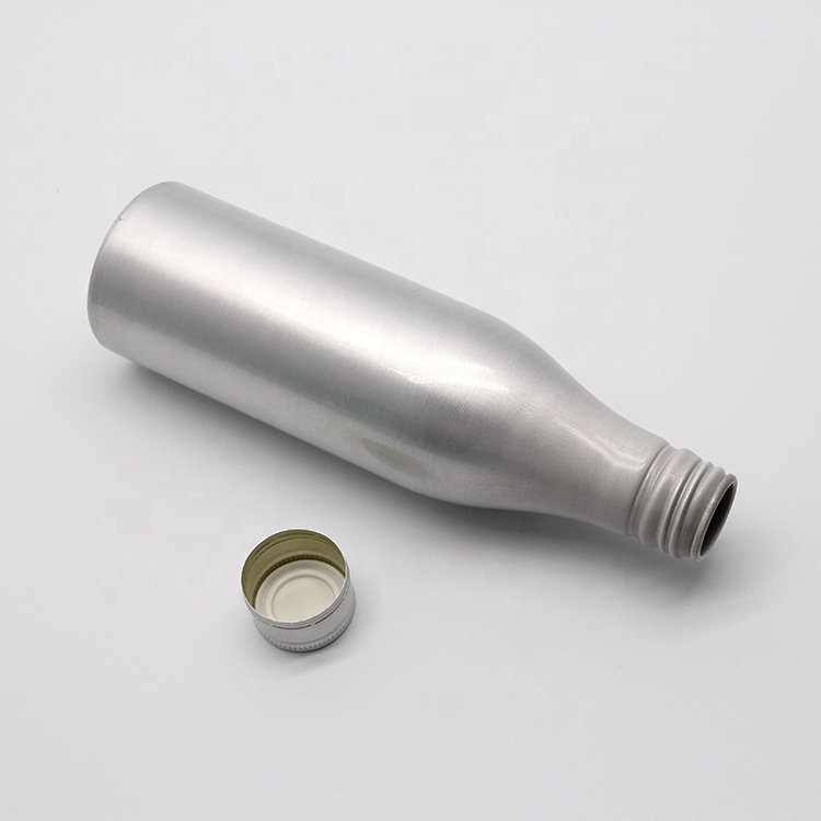 Wholesale eco friendly custom color aluminum packaging beverage juice bottle 500ml